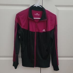 Adidas Plum and Black Track Jacket